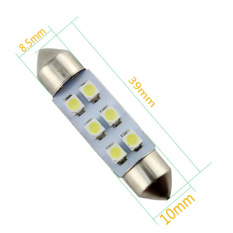 YM E Bright 500 шт. C5W 31 мм/36 мм/39 мм/41 мм белые 1210 3528 светодиодный светодиодные гирлянды