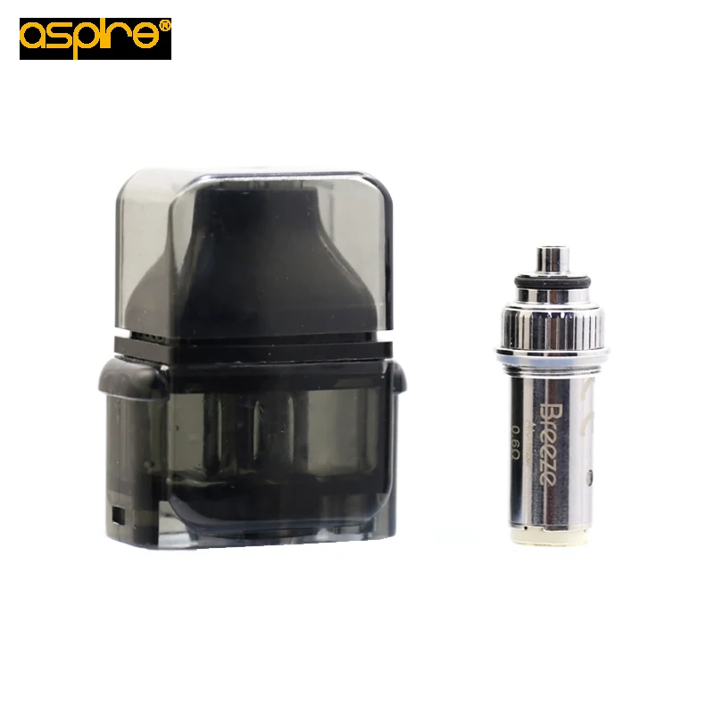1 шт. до 5 Aspire Breeze 2 POD 3 мл Vape с 0.6ohm катушка сменная в наличии для комплект|Атомайзеры