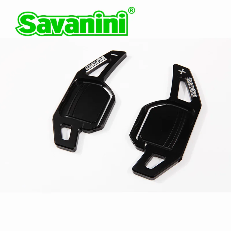 A type black Savanini DSG руль Шестерни переключения передач Расширение для Audi A3/A4/A5/Q3/Q5/Электронный платёж(Телеграфный перевод)/S3/R8/A6 автомобильные аксессуары - Цвет: A type black