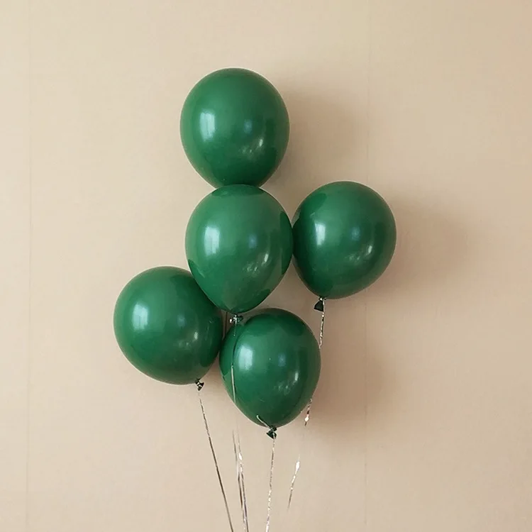 christmas green 20 шт./лот латексные шары воздушный шар на день рождения свадьба globos слоновая кость белый розовый персик Бирюзовый мятный зеленый цвет баллоны с гелием Рождество - Цвет: christmas green