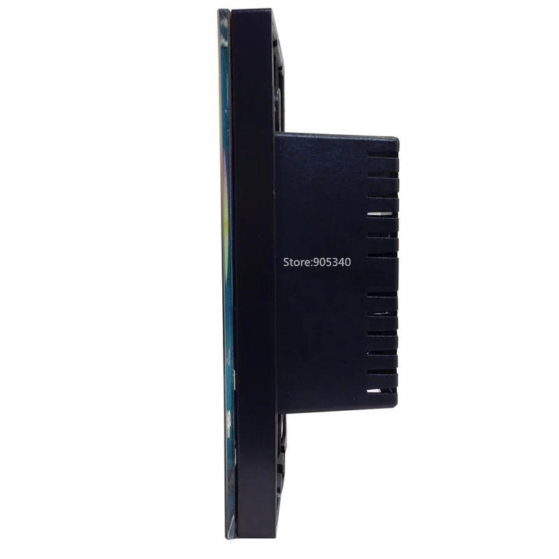 TM08U полноцветный RGB сенсорный Панель Управление; DC12-24V12A Настенный 3 канала светодиодный диммер Управление для 5050 3528 RGB светодиодные ленты