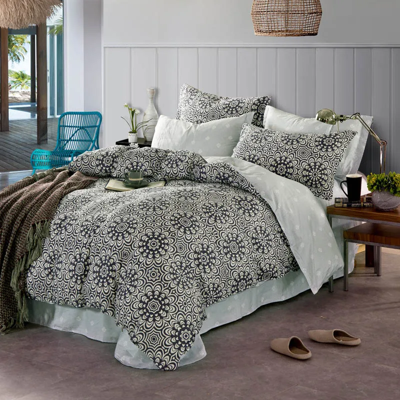 Новинка 2017 года Постельное белье пододеяльник устанавливает простыня