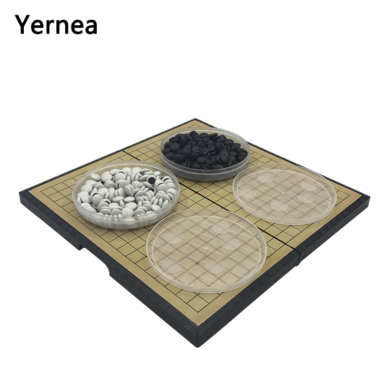 Yernea новые шахматы детская обучающая головоломка игра для Go's Board Of Weiqi Складная