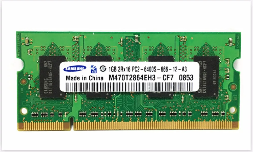 Samsung NB 1 Гб 2 ГБ 4 ГБ PC2 DDR2 667 МГц 800 5300s 6400s лэптоп ноутбук память Оперативная память 1Г 2Г сети 4g SO-DIMM 667 800 МГц