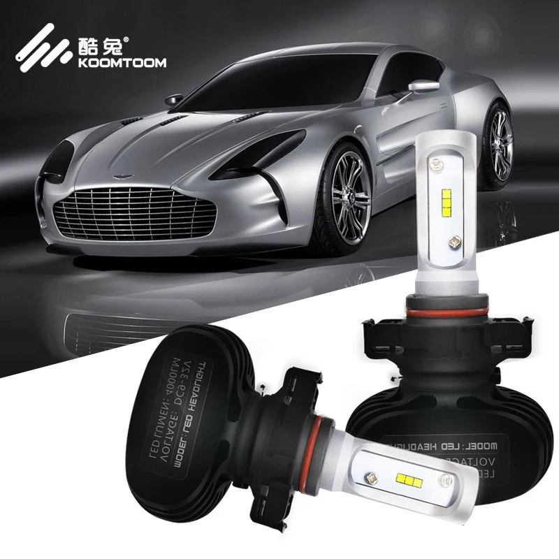 H27 880 P13W светодио дный фар автомобиля лампы 9006 9004 9007 H16EU H1 H3 H4 H7 H8 H11 для 8000LM 50 Вт 6500 К