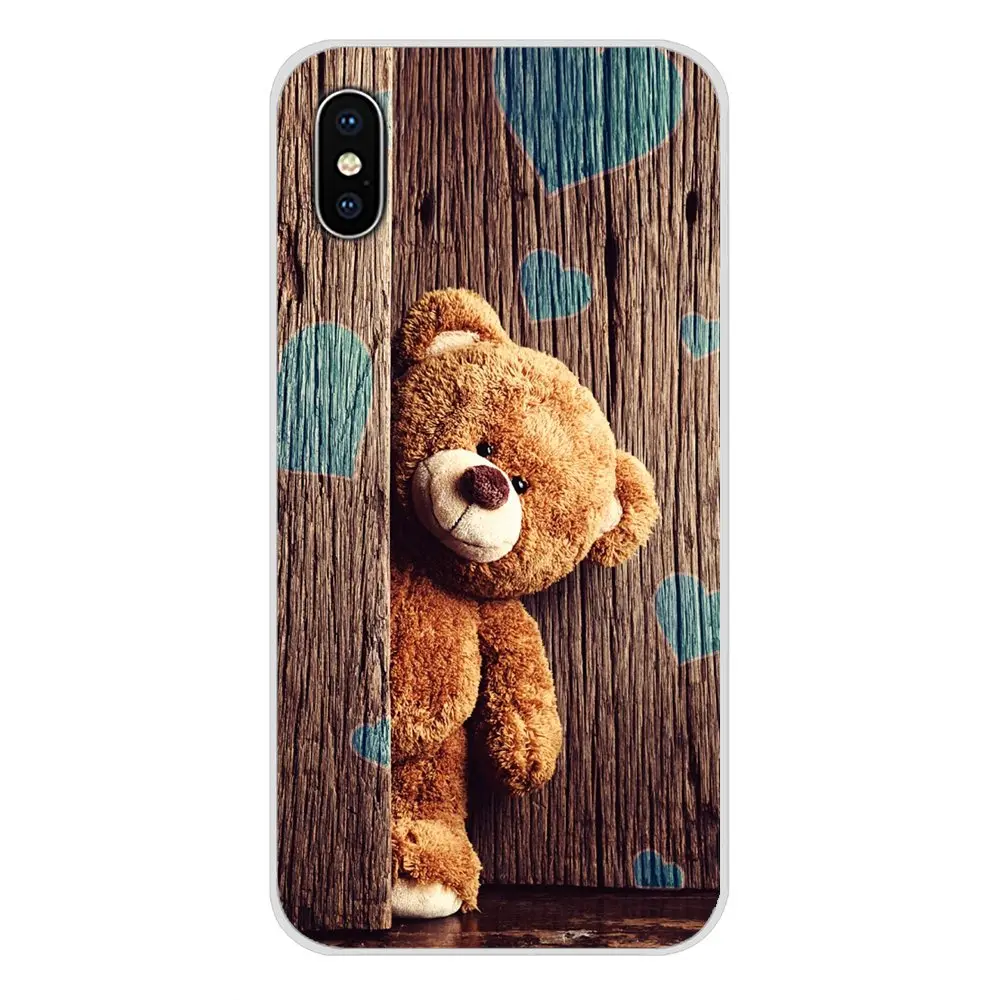 Аксессуары чехлы для телефонов Чехлы плюшевый медведь Samsung Galaxy S4 S5 MINI S6 S7 edge S8 S9 S10