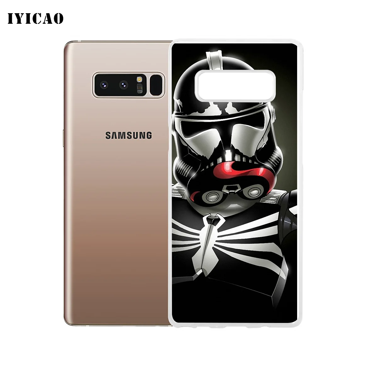 Мягкий силиконовый чехол для телефона IYICAO Star Wars 8 movie Samsung A5 A6 Plus A7 A8 A9 J3 J5 J7 Note 9