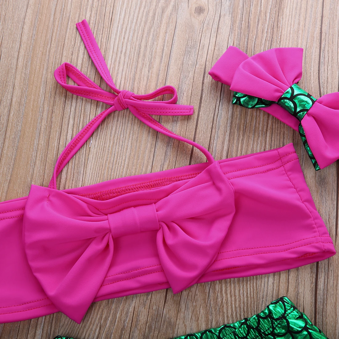 2016 Новые Девушки Русалочка Бикини Костюм Swimmable Купальный Купальник Дети детские