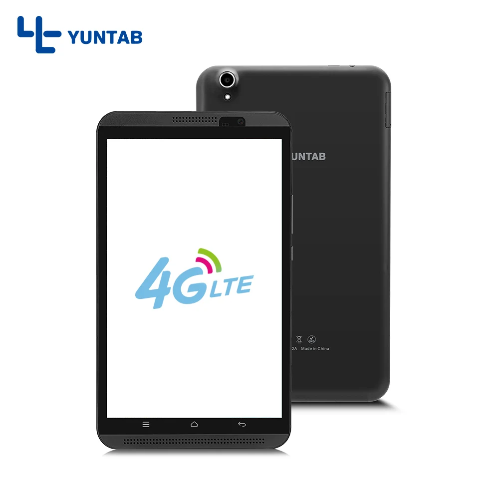 Yuntab 4G phablet 8 дюймов H8 планшетный ПК Android 6,0 смартфон четырехъядерный с двойной камерой Поддержка двойной sim-карты Bluetooth