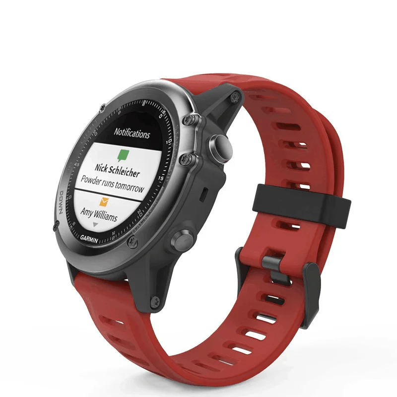 Oulucci 26 мм ширина ремешок для часов Garmin Fenix 3 Band открытый спортивный силиконовый ремешок для Garmin Fenix 3HR/Fenix 5X с инструментами