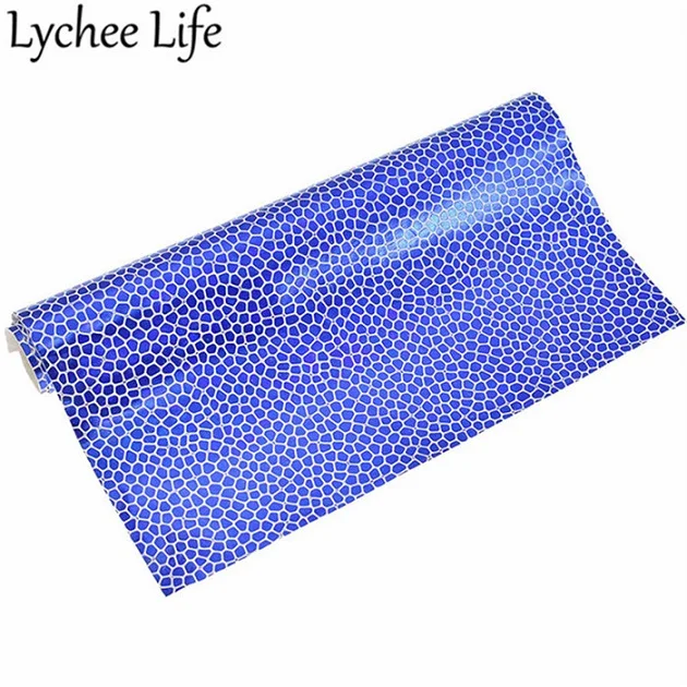 4 Lychee Life голограмма камень искусственная кожа ткань A4 красочные PU 29x21 см Ткань DIY для пошива домашней одежды аксессуары для одежды - Цвет: 4