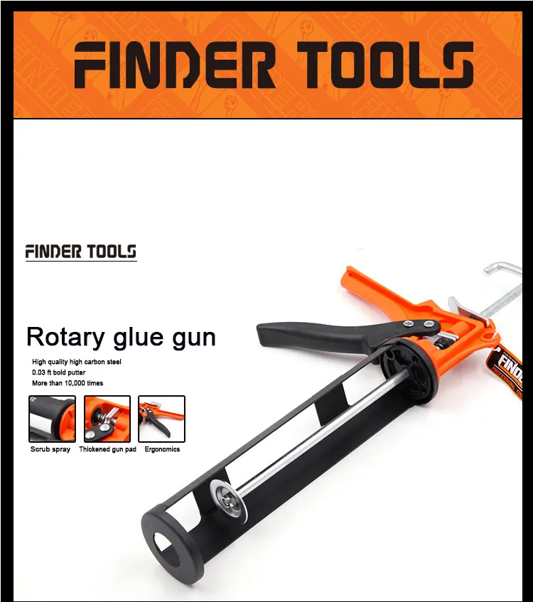 Корпус из высокоуглеродистой стали, пистолет из стекла, силиконовый пистолет Gluegun для улучшения дома