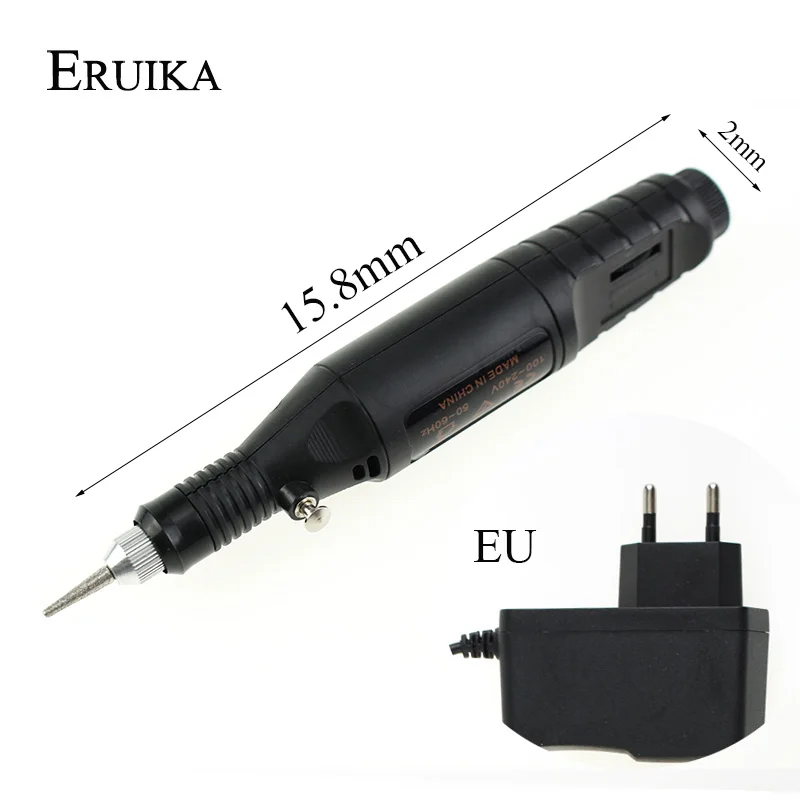 ERUIKA 1 набор Профессиональная ручка электрическая машинка для маникюра и педикюра