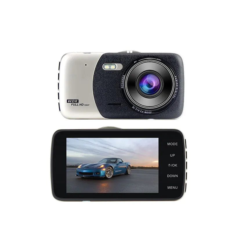 Видеорегистратор Mini Car DVR с двумя объективами видео 4 &quotдюймовый регистратор
