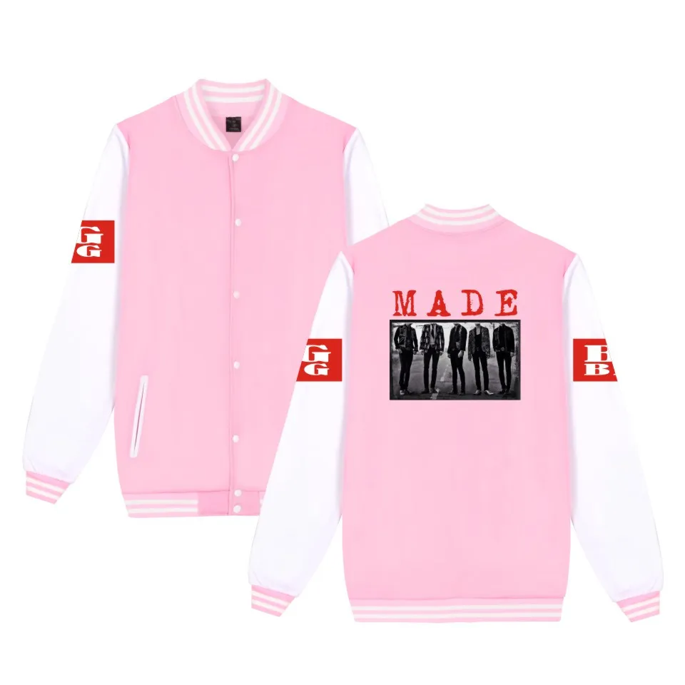 LUCKYFRIDAYF bigbang kpop Спортивная модная бейсбольная куртка мужские и женские толстовки