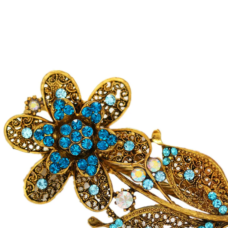 Кристал пэлас ретро королева шпилька богатство лицевая сторона клип|clip hair bows|hair