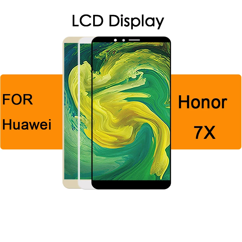 Сенсорный ЖК дисплей в сборе с рамкой для Huawei Honor 7X BND TL10/AL10/L21|Экраны мобильных