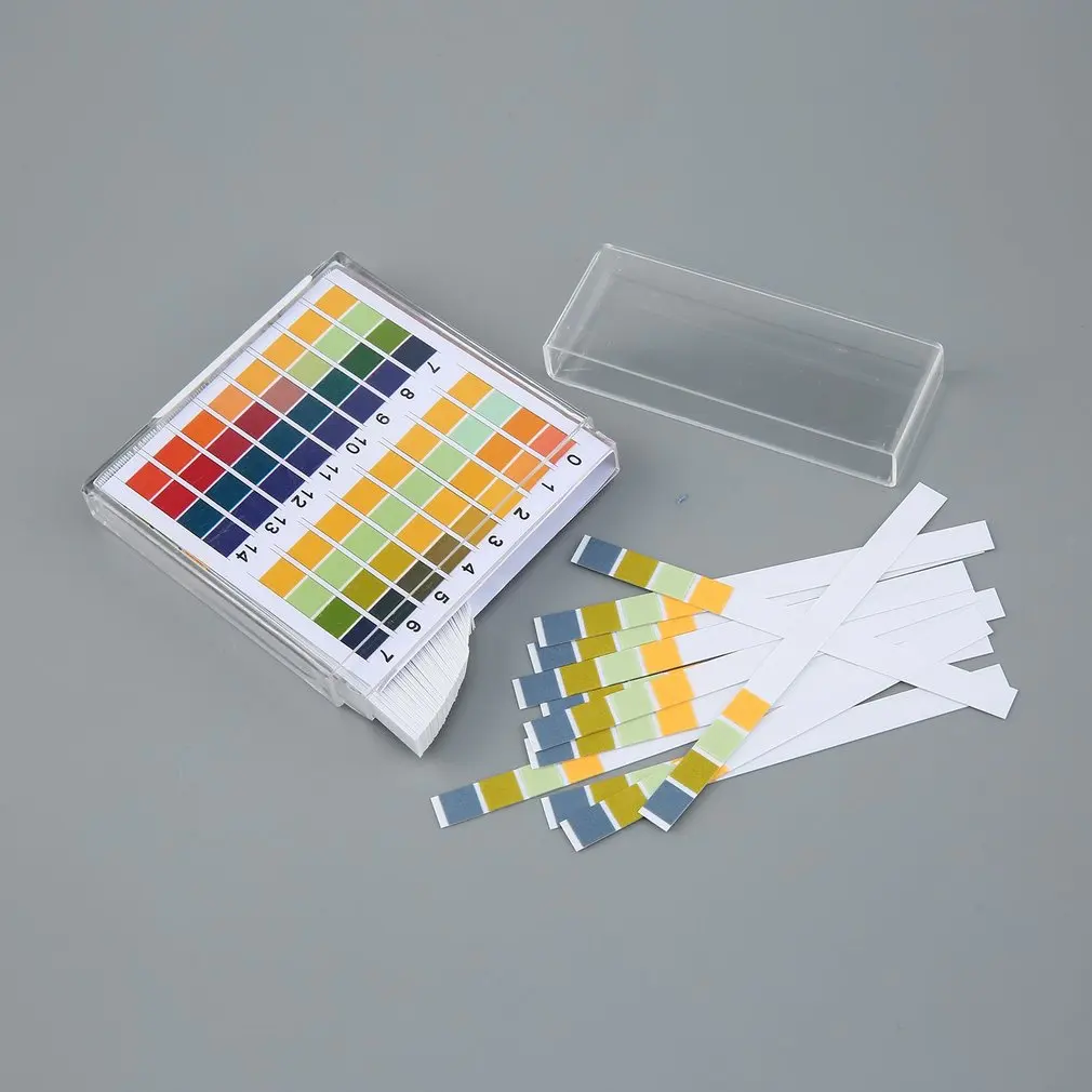 100 RGB светодиодные полосы для детей от 0 до 14 PH 4 цвета Тесты Бумага индикатор