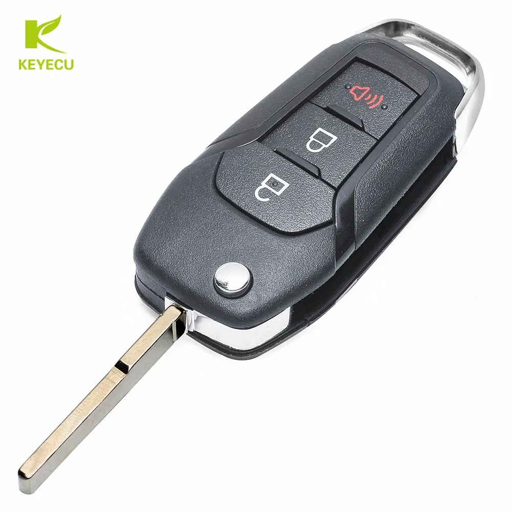 KEYECU 10X Новый чехол для автомобильного ключа пульта Ford Fusion Edge Explorer 2013 2015 FCCID: только