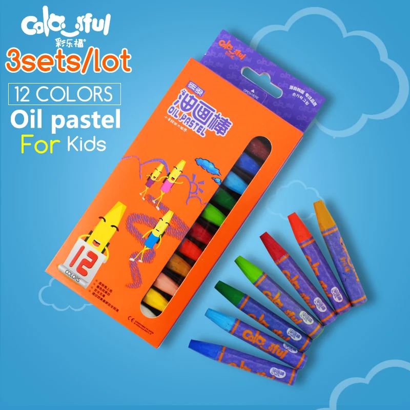 Красочный 3 компл./лот шестигранный масляный набор пастельных красок для