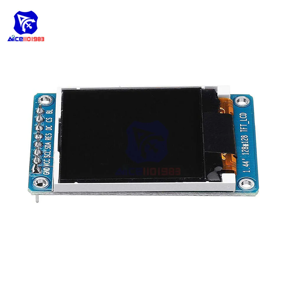 1,44 дюймовый TFT lcd 65K цветной дисплей 128x128 последовательный порт SPI модуль ST7735 для 51 ARM Arduino