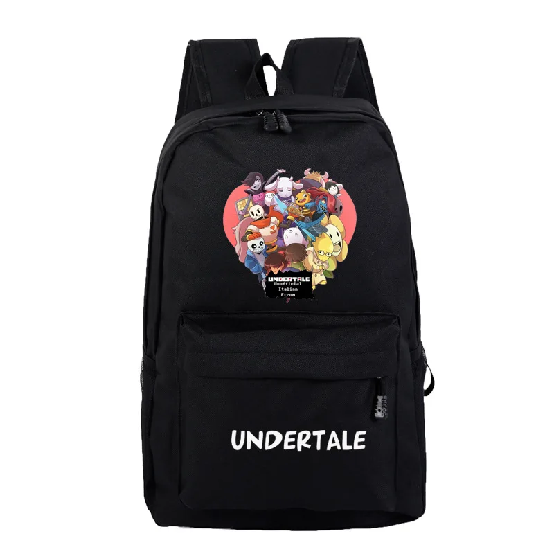 Рюкзак с принтом игры «Undertale Frisk Sans», рюкзак с изображением Галактики, школьный рюкзак из парусины, женские дорожные сумки