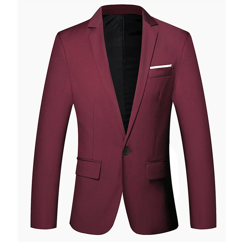 

Multi Colors British's Style Casual Suit Slim Fit Americanas Hombre Dress Blazers Men Suit Jacket Heren Colberts Suit Coat Men