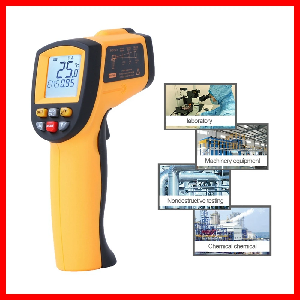 Высокая точность отображения удобный бытовые инфракрасные цифровой Температура