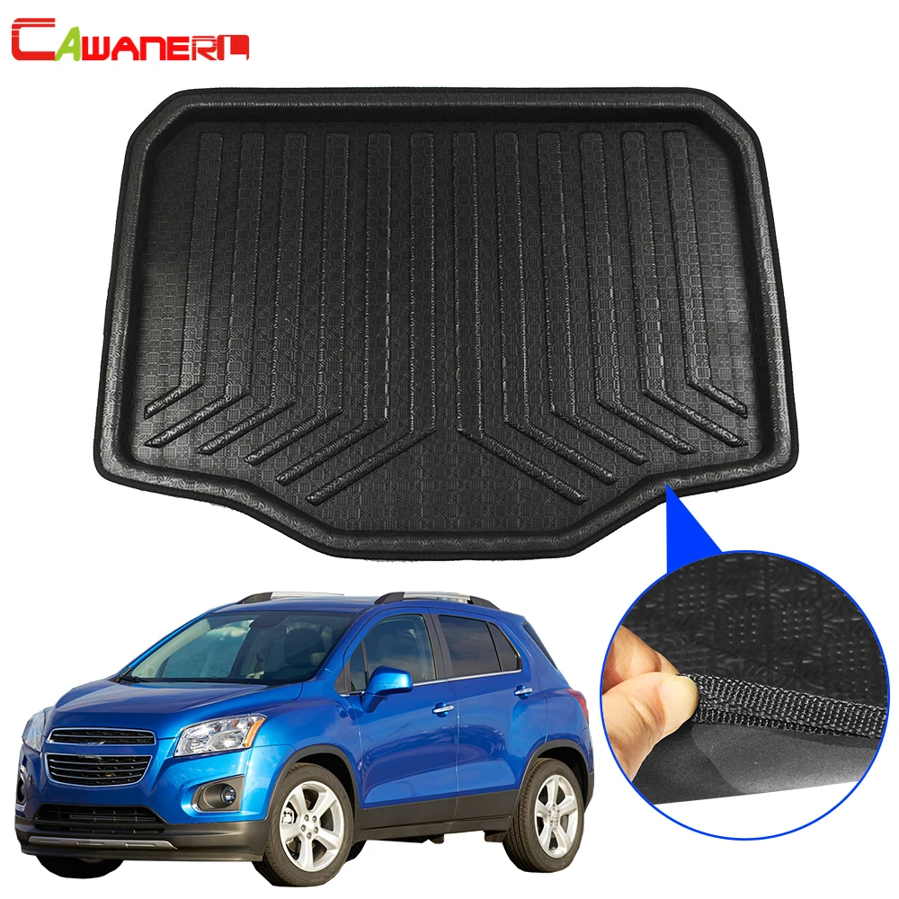 

Автомобильный коврик Cawanerl Стайлинг для багажника, подкладка для багажника, коврик для защиты пола от грязи для Chevrolet Trax Tracker 2013-2018