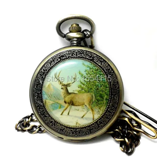 20 шт./лот DHL Бесплатная доставка Ретро Бронзовый Рисунок оленя Скелет флип