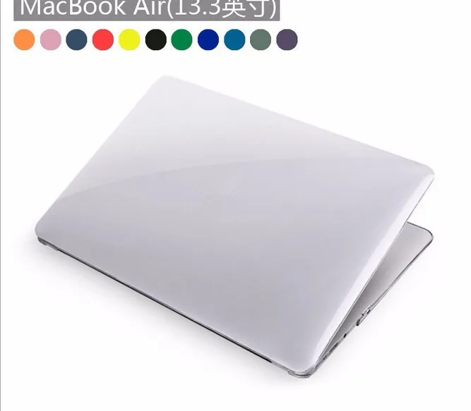 Прозрачный прозрачный пластиковый жесткий чехол для ноутбука Macbook air 11 12 13 15