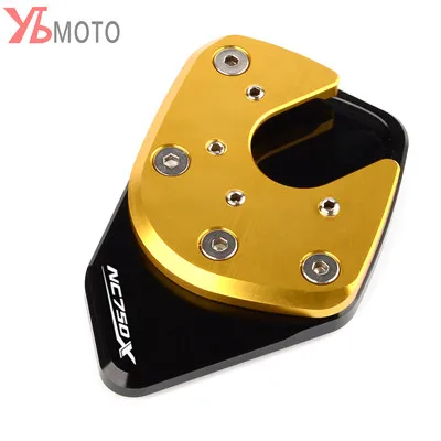 Gold Выбор предметов для HONDA NC750X NC 750X2017 красный аксессуары для мотоциклов подножка боковая подставка Удлиняющая площадка для увеличения - Цвет: Gold