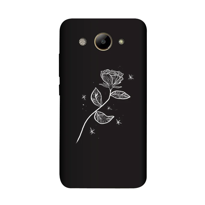 As picture showing Мягкий чехол PENSEN из ТПУ 5,0 дюйма для huawei Y3, чехол, матовый чехол с рисунком для huawei Y5 lite, чехол для телефона s, чехол с котом - Цвет: As picture showing