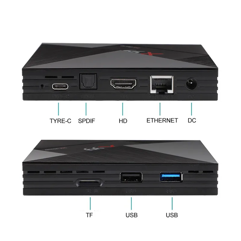 HAAYOT X99 RK3399 шестиядерный Android 7,1 tv Box 4G 64G Rom 2,4+ 5G Dual Wifi 1000M LAN Bluetooth 4,1 USB3.0 type-c 4K телеприставка