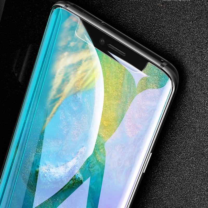 УФ закаленное стекло для Samsung Note 9 8 S9 S8 S7 Edge 5D полностью жидкий клей защита экрана