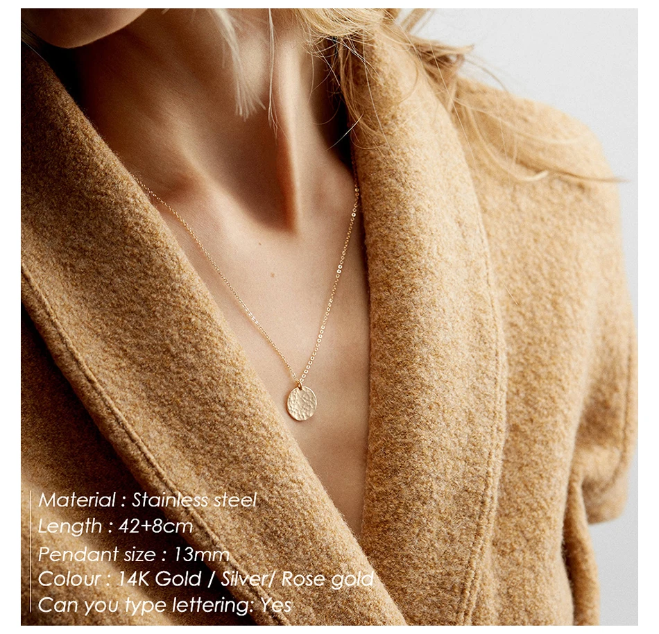 E-Manco, тонкое ожерелье-чокер на цепочке для женщин, многослойное ожерелье с подвеской Mulri, женское ожерелье из нержавеющей стали, модное ювелирное изделие