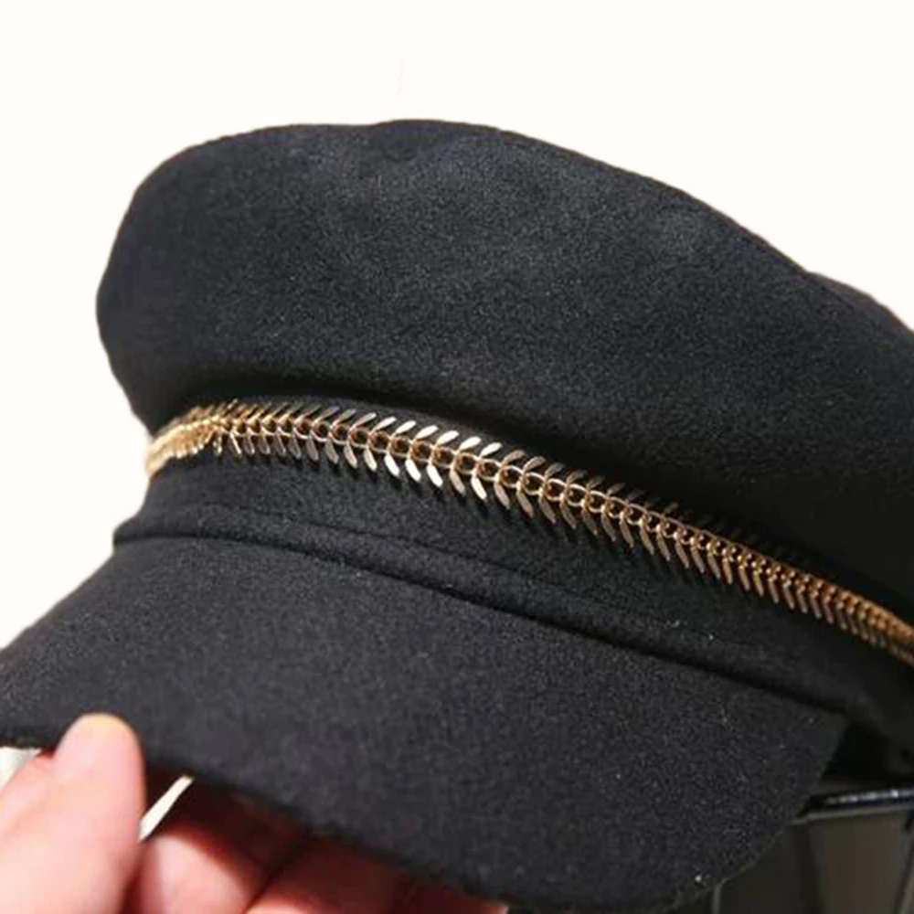 Новинка 2019 модные береты в стиле милитари для женщин и мужчин на осень зиму