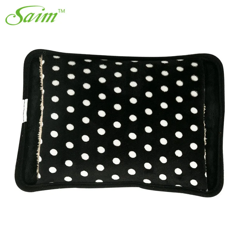 black hot water bag Saim креативная 220 В сумка для горячей воды, электрическая грелка, безопасная ручная грелка, грелка для рук, ручная зарядка, грелка - Цвет: black hot water bag
