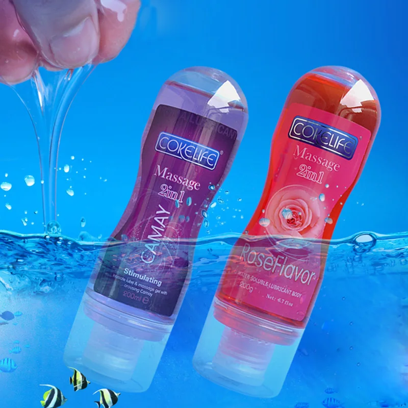 2 in 1 Camay Aromatic Massage Water Soluble Lubricating Gel Easy to Clean Sex Lubricant Grease Stimulating Lubrication Lube 200g | Красота и