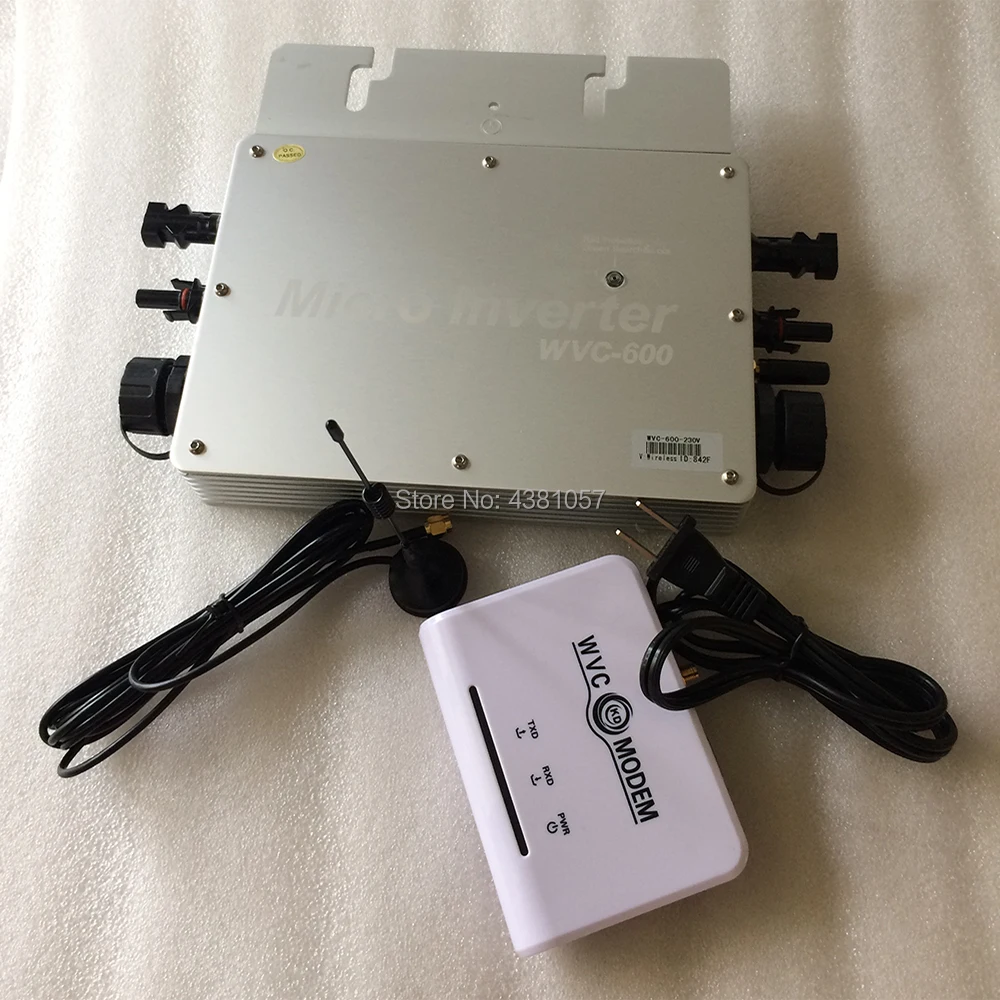 Модем wvc & 600W солнечный grid tie Инвертор 22 50VDC к AC110V/230V MPPT водонепроницаемый чистая
