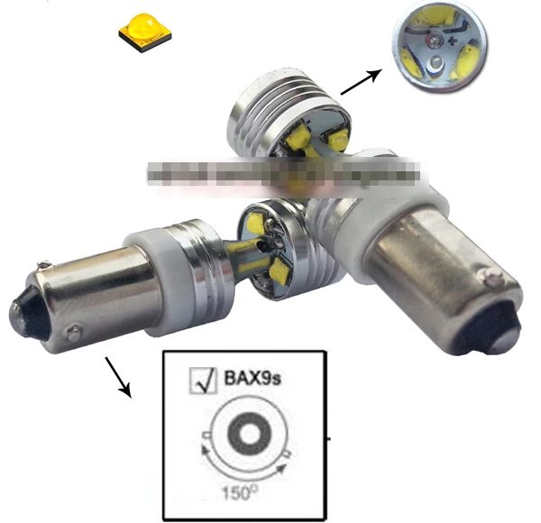 2 шт. автомобисветодиодный светодиодные фонари заднего хода H21W BAY9S для VW Golf MK7 Golf7