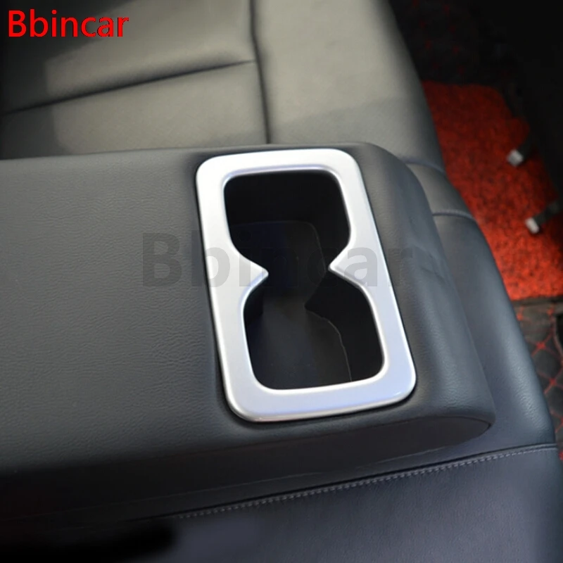 

Bbincar ABS Chrome Interior Rear Seat Tea Water Cup Holder Trim Car Accessories For Nissan Pulsar / Sentra / Sylphy 2012-2016