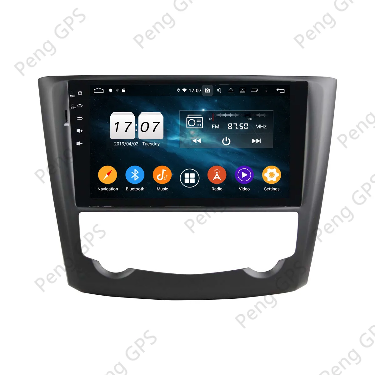 Автомагнитола DSP 4 + 64 ГБ Android 9 0 &quot 2Din для Renault Kadjar 2016 2017 GPS сенсорный