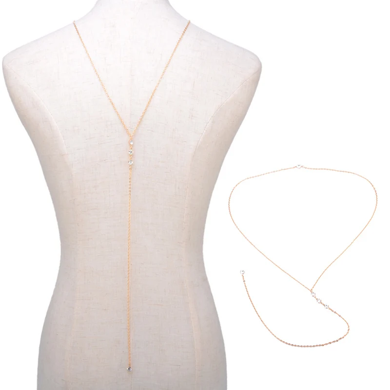 Золотистые Серебристые ожерелья с подвеской открытой спиной Прямая поставка