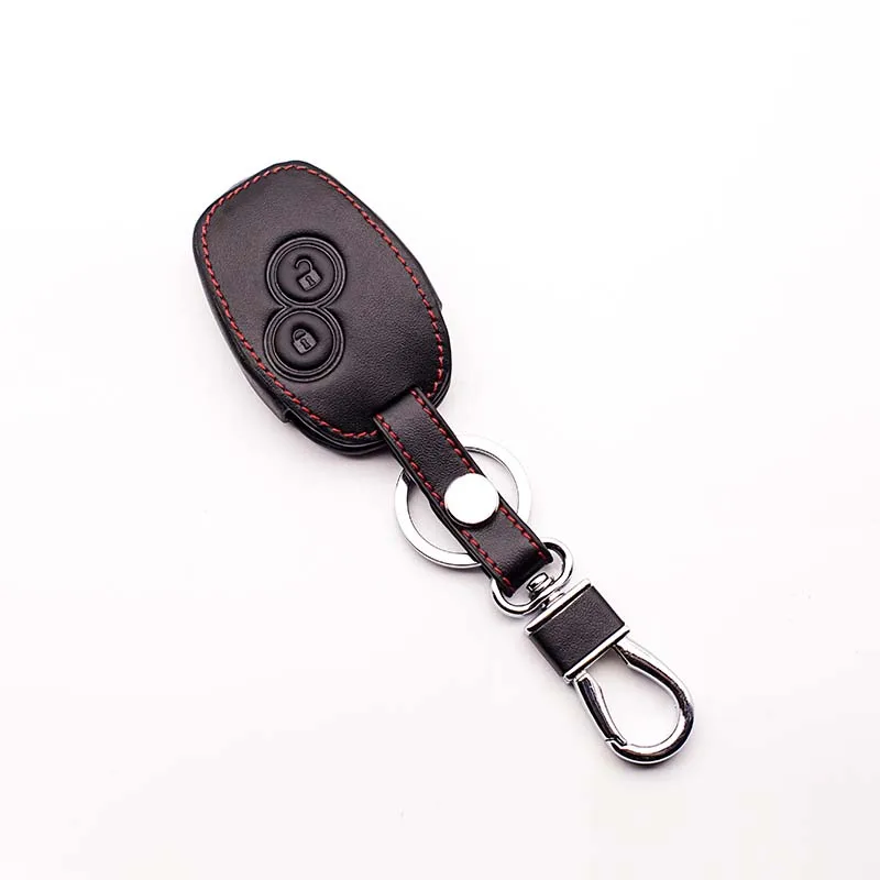 Кожаный чехол для автомобильного ключа Renault 2 кнопки пульта дистанционного