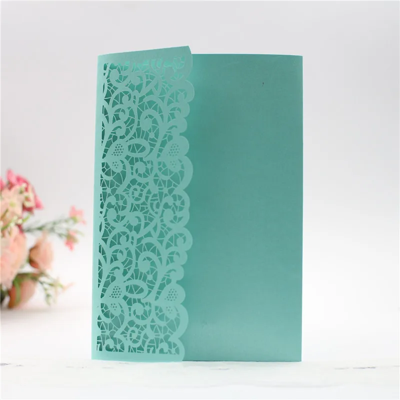 1 шт. образец изящных цветов тройного сложения карманная лазерная резка оптовая