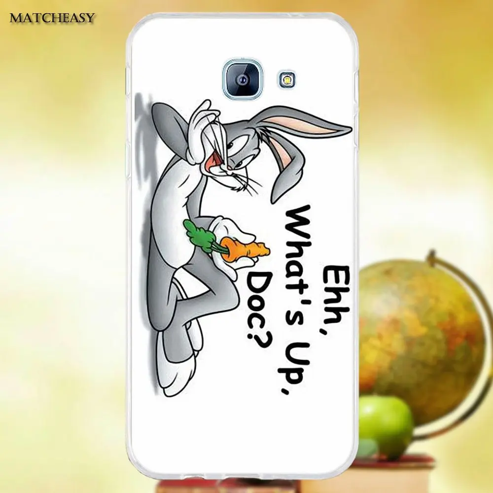 Oedmeb Looney Tunes Bugs Bunny для Samsung Galaxy A3 A5 A7 J1 J2 J3 J5 J7 2015 2016 2017 TPU чехол с