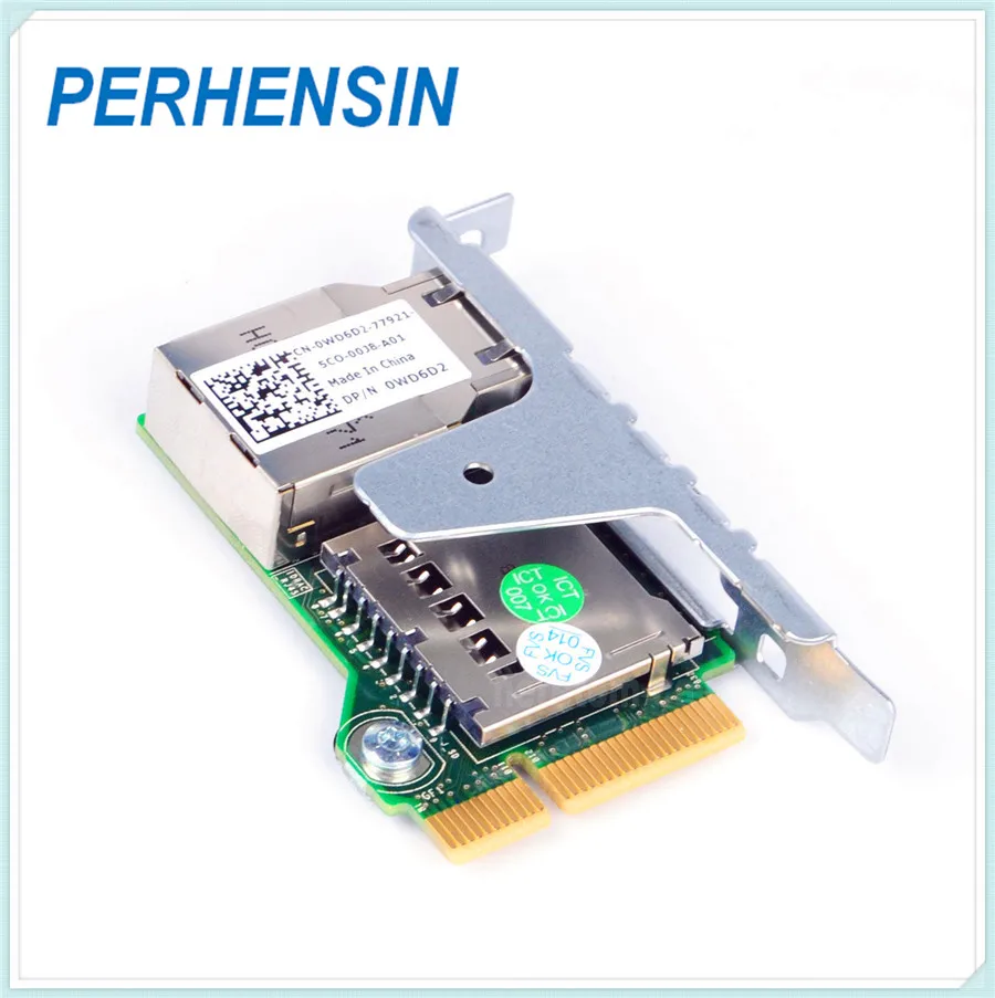 Оригинал для Dell 2827M 0WD6D2 WD6D2 81RK6 карта удаленного доступа iDRAC7 Express R320 R420 R520