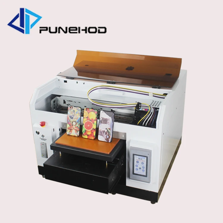 Punehod a3 планшетный принтер 6 цветов CMYKWW цифровая одежда футболка мини DTG с 5*100 мл