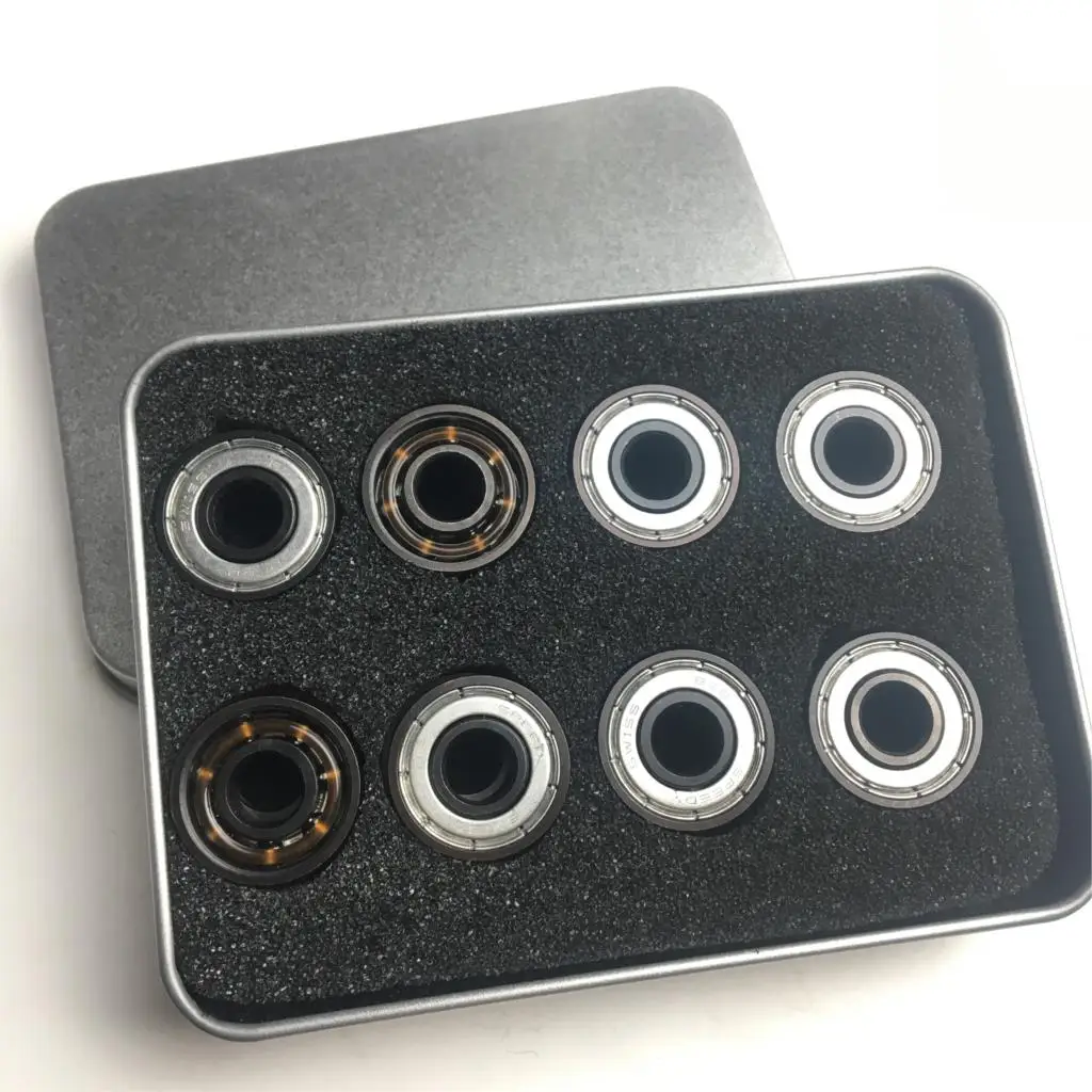 16 шт. ABEC11 AXK Speed белые керамические роликовые коньки обувь подшипник 608 8*22*7 мм